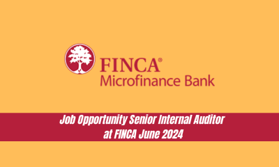 Job Opportunity - Senior Internal Auditor at FINCA - June 2024