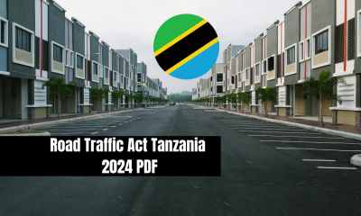 Road Traffic Act Tanzania 2024 PDF - Road Traffic Act 2022